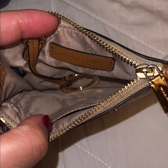 Michael Kors Tan Leather Wristlet - Picture 3 of 3